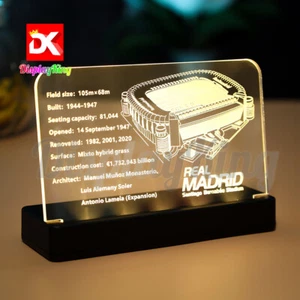 DK-LED display plaque for Lego Real Madrid Santiago Bernabeu Stadium 10299 (NEW) - Picture 1 of 10