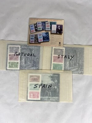 1992 Voyages Of COLUMBUS, 24 SOUVENIR SHEETS US, ITALY, PORTUGAL, SPAIN MNH - Image 1 of 4