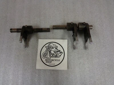 1980 HONDA CM400T GEAR SELECTOR FORKS AND SHAFTS  - Image 1 of 4