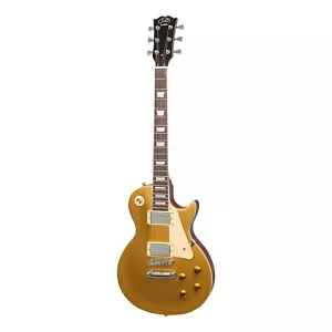 J&D Luthiers LP-Style Electric Guitar (Gold Top). *INCLUDES SETUP & NEW CASE - Foto 1 di 3
