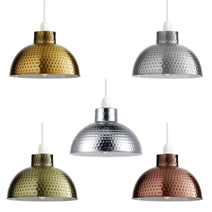 Pendant Shade Vintage Retro Metal Lampshade Easy Fit Modern Ceiling Light Shades - Bild 1 von 38