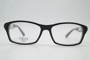 Brille Jean Lafont LEADER 142 Schwarz Weinrot Oval Brillengestell eyeglasses Neu - Picture 1 of 6