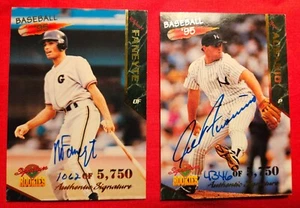 1995 SIGNATURE ROOKIES RIKKER FANYETTE JOE AUSANIO AUTO SIGNED AUTOGRAPH LOT 2 - Picture 1 of 1
