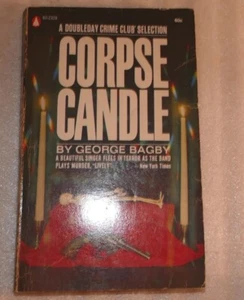 Corpse Candle 1967 George Bagby Vintage Paperback book crime novel - Foto 1 di 12