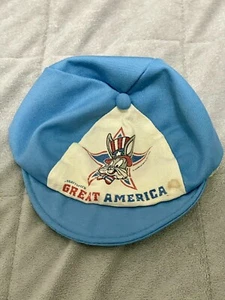 Bugs Bunny Marriott Great America Toddler Blue Hat 1976 Vintage Has Stain - Picture 1 of 5