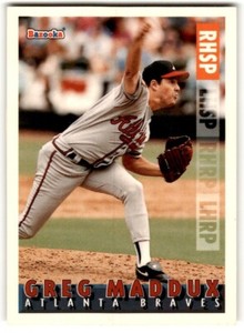 1995 Bazooka Greg Maddux #1 Atlanta Braves