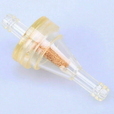 Clear Fuel Oil Inline 1/4" 6mm Filter Engine for Honda CBR 600RR 1000RR 900RR - Image 1 of 4