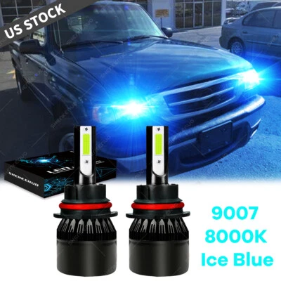 8000K Para MAZDA B2300 B2500 B3000 B4000 - 9007 LED Faros Bombillas Vigas Altas/Bajas Foto 1 de 4