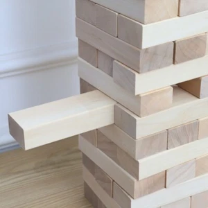 Giant Wooden Jenga Game Size 54cm x 15cm x 15cm - Picture 1 of 1