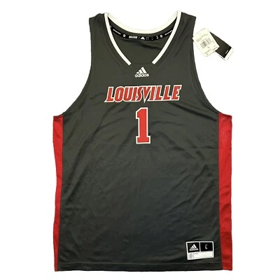 adidas Mens Louisville Cardinals #1 Basketball Jersey Size L - Large - NWT $90 - Image 1 of 4