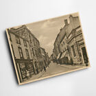 A3 PRINT - Vintage Cornwall - Fore Street, looking up, Bodmin