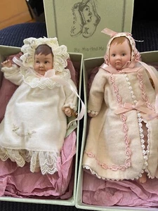 Patience & Chloe Jane 8" porcelain babies Shoe Box Babies - Picture 1 of 1