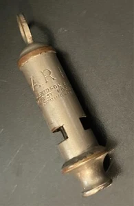 Vintage WW2 Air Raid Precautions Warden ARP Whistle, J Hudson Birmingham - Picture 1 of 3