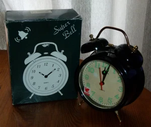 Widdop Super Bell Alarm Clock Battery operated VGC Luminous Numerals with box - Picture 1 of 4
