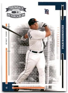 2004 Donruss Throwback Threads - #71 Ivan Rodriguez - Picture 1 of 2