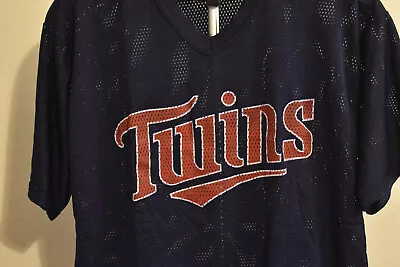 Camiseta deportiva de béisbol vintage Park Anthony Twins #48 grande Torii Hunter Foto 1 de 4