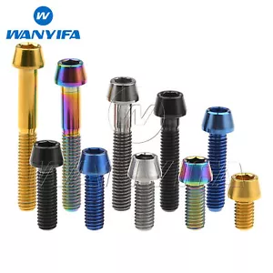 M6 Titanium Bolts Hex Screw DIN 912 Cone Head 10 18 20 25 30 35 40 45 50 60 65mm - Picture 1 of 12