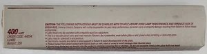 GE LUCALOX 44054 LU400 400W High Pressure Sodium ED18 MOGUL - Picture 1 of 7