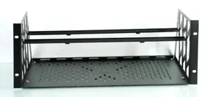 Middle Atlantic 4U 11.5'' Deep Customizable Rack Shelf With Clamps For AV n818 - Afbeelding 1 van 6