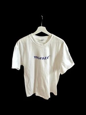 Camiseta Monster.Com Vintage Años 90 Grande Para Hombre Ropa Tecnológica Computadoras Y2K Nunca Se Asenta Foto 1 de 4