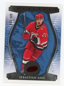 2023-24 Upper Deck Artefatti Sebastian Aho Rubino #ed/499 Carolina Hurricanes - Foto 1 di 2