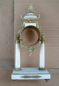 SELTENES antikes französisches Louis 16-Stil Portikus-Uhrengehäuse 19. Jh. - Bild 1 von 10