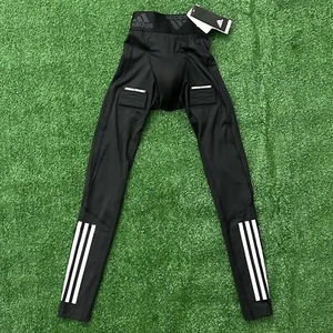 Adidas Hockey Baselayer Pantaloni Collant con Coppa Uomo S Nero Alphaskin GQ9502 ($80) - Foto 1 di 8