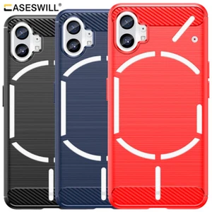Caseswill For Nothing CMF Phone 1 2 2A Case Slim Carbon Fiber Soft TPU Cover - Picture 1 of 36
