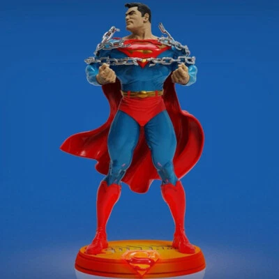 Superman Break Chain 3D Print Figure Model Kit Unpainted Unassembled GK 1/8 23cm - Image 1 of 4