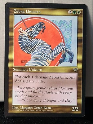 MTG Mirage - Zebra Unicorn - NM - Image 1 of 2