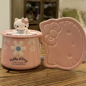 Sanrio Hello Kitty Ceramic Coffee Cup and Coaster Set - Picture 1 of 2
