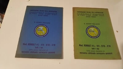 Libretto e listino prezzi manutenzioni Renault 4 R4 R8 R10 R16 auto d'epoca - Immagine 1 di 4