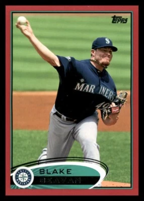 2012 Topps - Blake Beavan #168  Red Border Target - Image 1 of 2