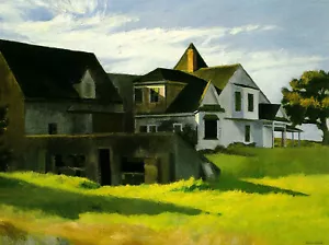 100 % handgefertigtes Ölgemälde Reproduktion Cape Kabeljau Nachmittag von Edward Hopper EH033 - Bild 1 von 1