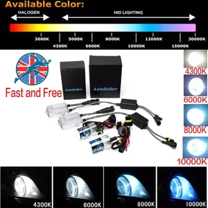 H7 55W Xenon HID Conversion Car Headlight Lamps Light Bulbs 5000K 6000K 8000K 2x - Picture 1 of 7