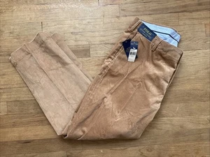 Polo Ralph Lauren Pana Pantalones Marrón Hombre Talla 38W 30L Calce Clásico Nuevo con Etiquetas - Imagen 1 de 12