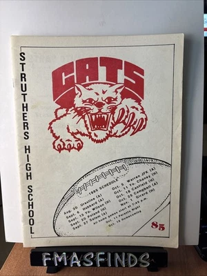 W3 1985 STRUTHERS WOLDCATS OHIO High School Football Program  - Image 1 of 4