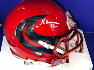 NICO COLLINS HOUSTON TEXANS  BECKETT AUTHENTICATED SIGNED  ALT MINI HELMET - Picture 1 of 2