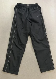 Vintage Nike Trainingshose Herren Größe Medium Baggy Knöchel Reißverschluss Streifen Silber Etikett Y2K - Bild 1 von 11