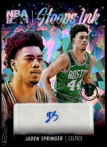 2023-24 Hoops Premium Stock #HI-JDN Jaden Springer Hoops Ink Ice Prizm Auto E1 - Bild 1 von 2