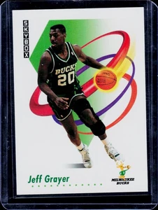 Basketball 1991-92 SkyBox #157 Jeff Grayer Milwaukee Bucks - Picture 1 of 2