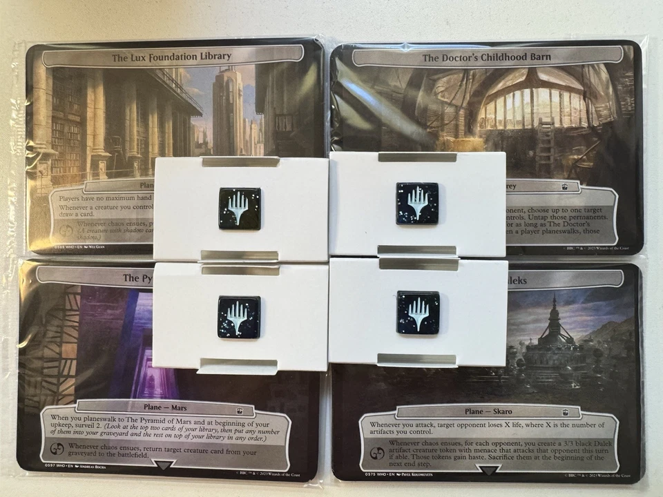 MTG Doctor Who - Complete Set 40 Planechase Cards with All 4 Dice - New & Sealed - Image 1 of 1