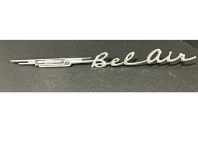 Chevrolet Bel Air 1962 62 cuarto panel escritura emblema genuino GM #4843777 Be como nuevo de lote Foto 1 de 2