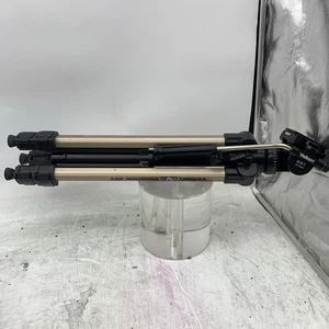 Velbon Videomate 607 Vel-Flo 9 PH-368 Adjustable Tripod. Handle Loose. Read - Picture 1 of 9
