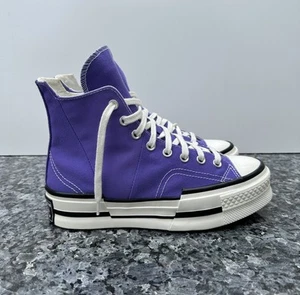 Converse Chuck 70 Plus Mor Hi Platform Shoes Purple A12523C Women’s 8/ Men 7 - Picture 1 of 8