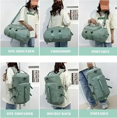 Large Capacity Storage Bag Travel Tote Carry On Duffel Luggage Waterproof Bag - Image 1 of 4