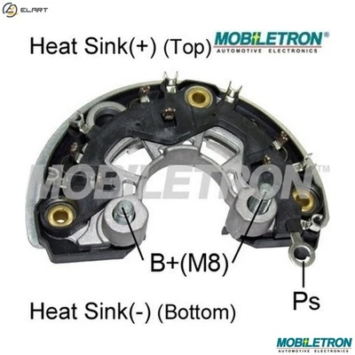 RECTIFIER ALTERNATOR RB-166H - Image 1 of 4