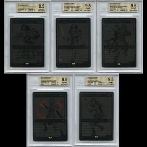 BGS 9.5 (w/ subs) SDCC 2015 Black Planeswalker set with book and box MTG Origins - Picture 1 of 12