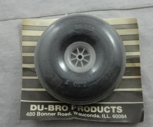 Du-Bro DuBro 3 1/2" Durchmesser Profil Gummi Flugzeug Rad DUB350T (nur eines) - Bild 1 von 1