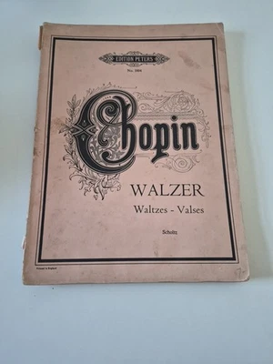 CHOPIN WALTZES FOR PIANO - EDITION PETERS  - Image 1 of 4